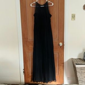 J crew Navy Megan long bridesmaid dress
